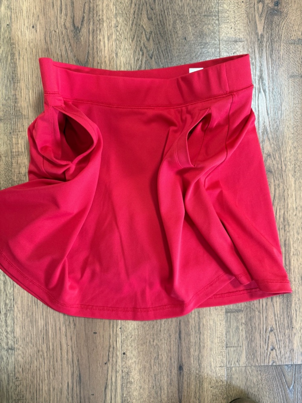 TALBOTS Red Athletic Skort Women’s L stretch Pockets Golf Tennis. - Picture 3 of 11